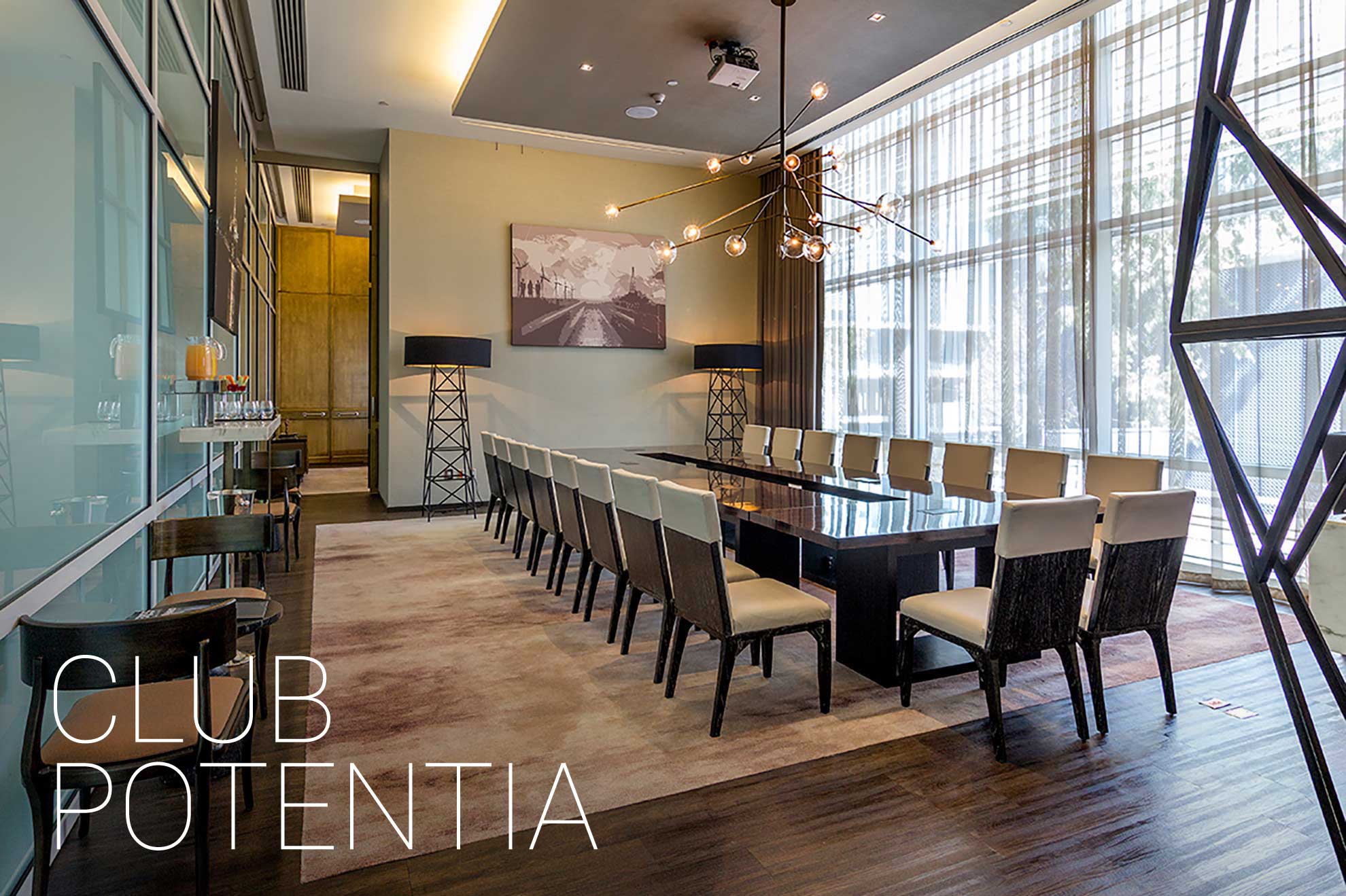 Club Potentia, espacio y muebles diseñados por el despacho arquitectónico de interiores por Depa 102.
